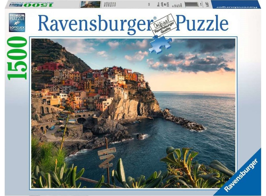 RAVENSBURGER Puzzle Cinque Terre, Itálie 1500 dílků