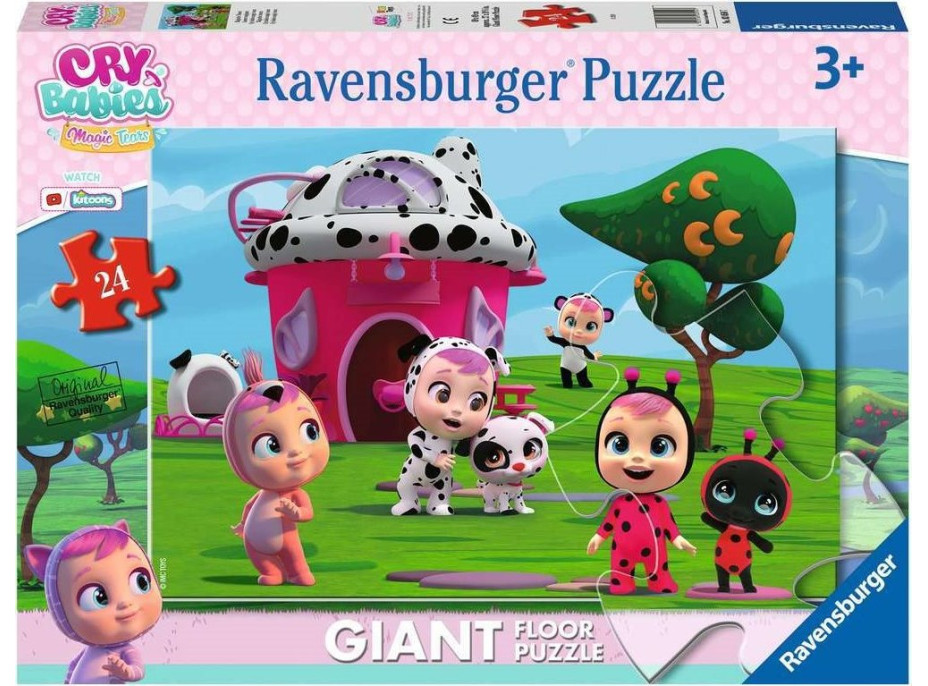 RAVENSBURGER Obrovské podlahové puzzle Cry Babies Magic Tears 24 dílků
