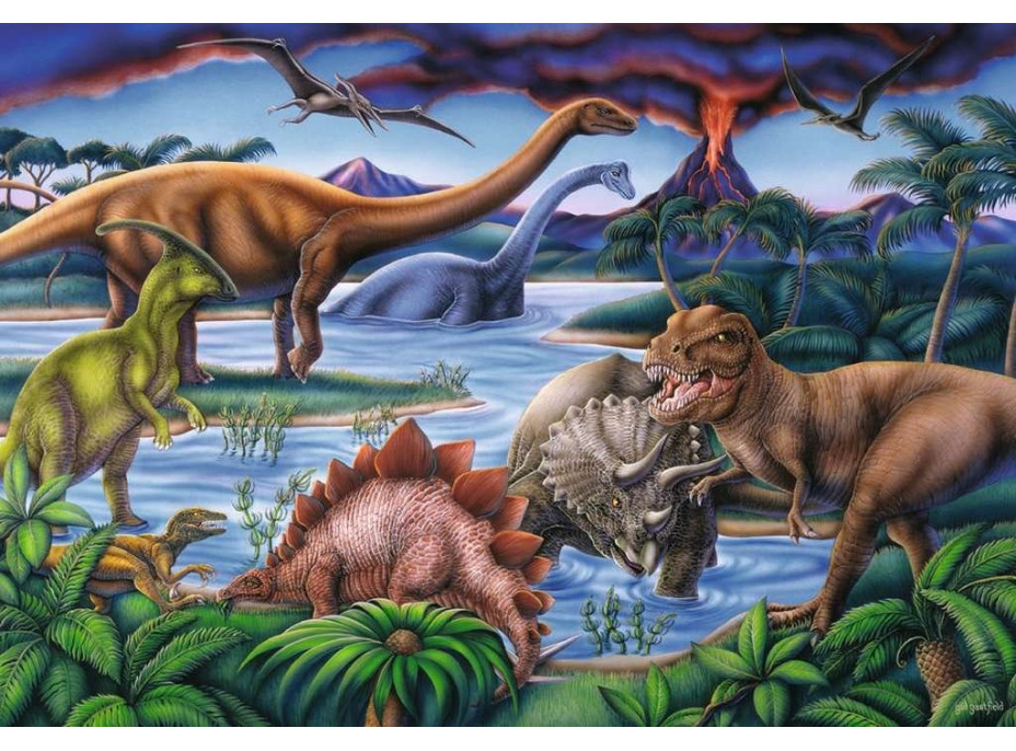 RAVENSBURGER Puzzle Dinosauři 35 dílků