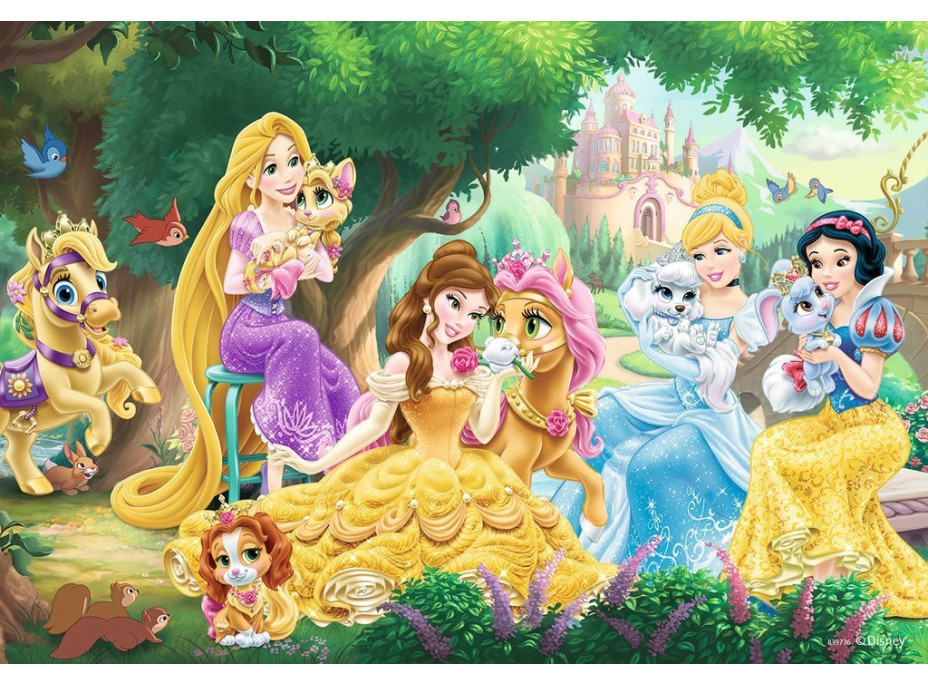 RAVENSBURGER Puzzle Disney princezny a jejich mazlíčci 2x24 dílků
