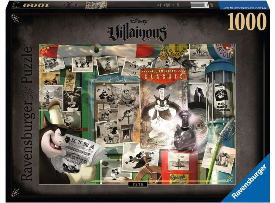 RAVENSBURGER Puzzle Disney Villainous: Pete 1000 dílků