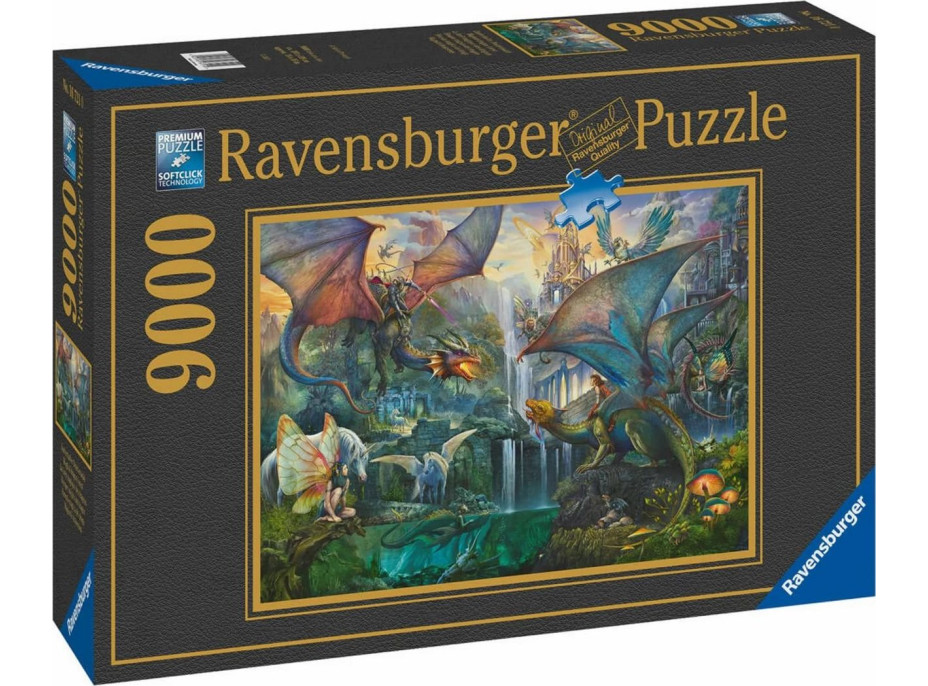 RAVENSBURGER Puzzle Dračí les 9000 dílků