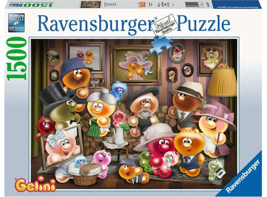 RAVENSBURGER Puzzle Gelini Rodinný portrét 1500 dílků