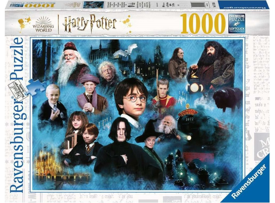 RAVENSBURGER Puzzle Kouzelný svět Harryho Pottera 1000 dílků