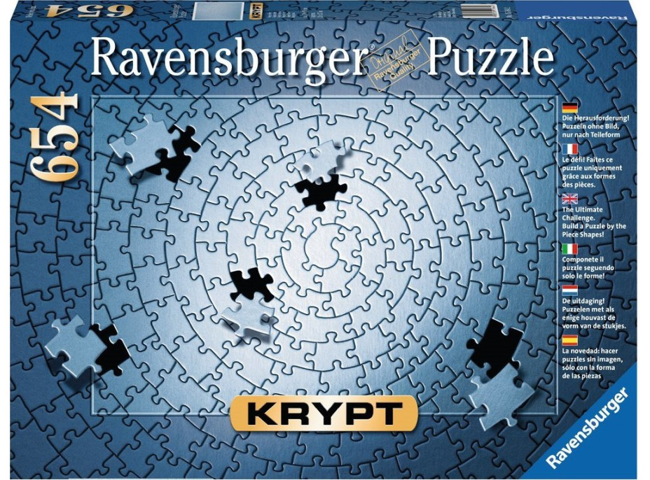 RAVENSBURGER Puzzle Krypt Silver 654 dílků