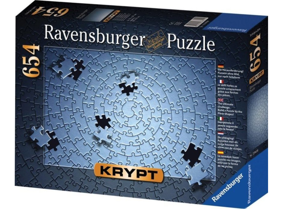 RAVENSBURGER Puzzle Krypt Silver 654 dílků