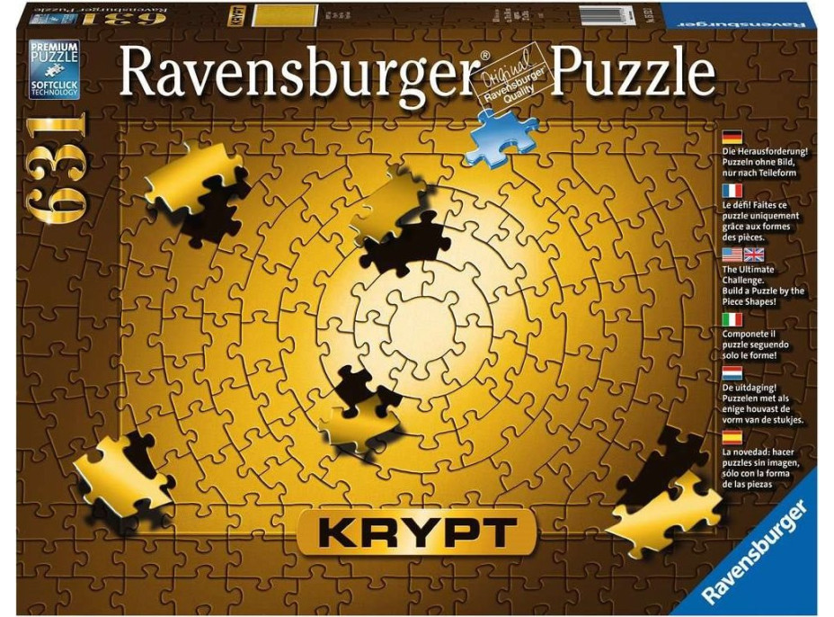 RAVENSBURGER Puzzle Krypt Gold 631 dílků