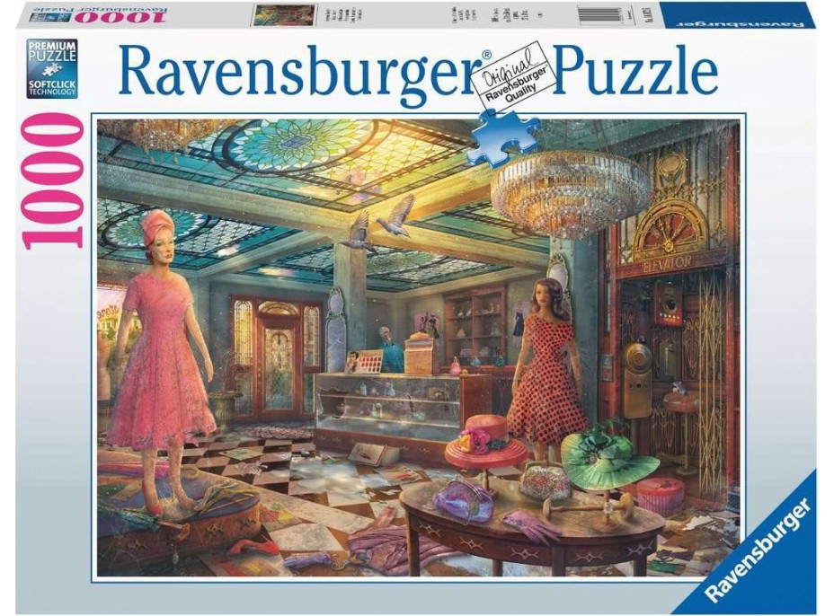 RAVENSBURGER Puzzle Opuštěný obchodní dům 1000 dílků