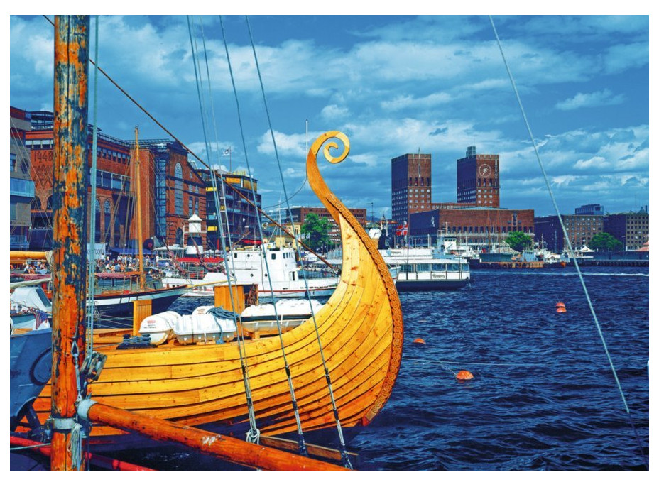RAVENSBURGER Puzzle Oslo, Norsko 1000 dílků