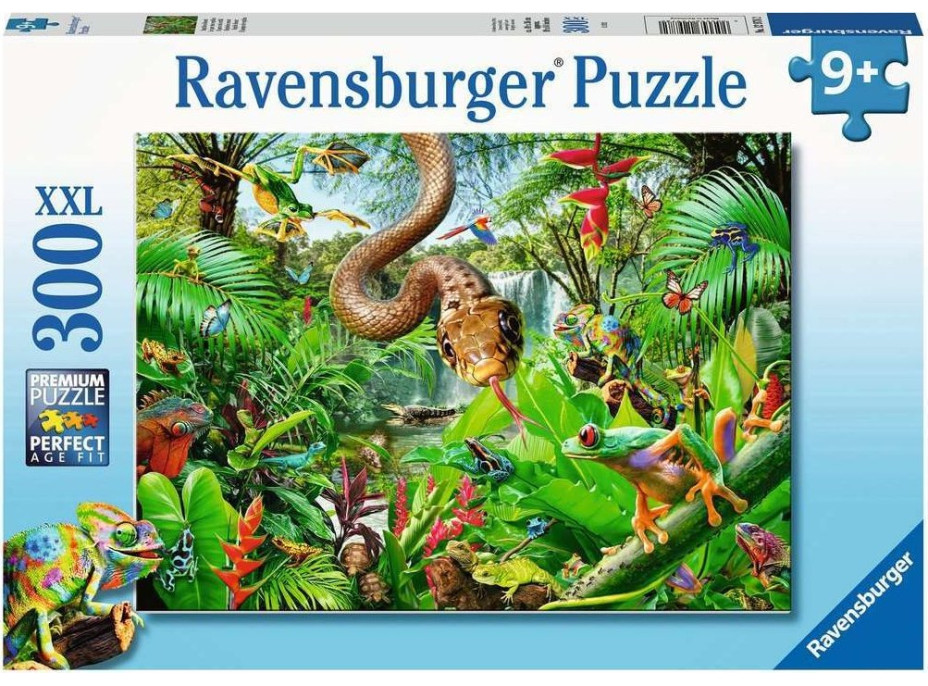 RAVENSBURGER Puzzle Území plazů a obojživelníků XXL 300 dílků