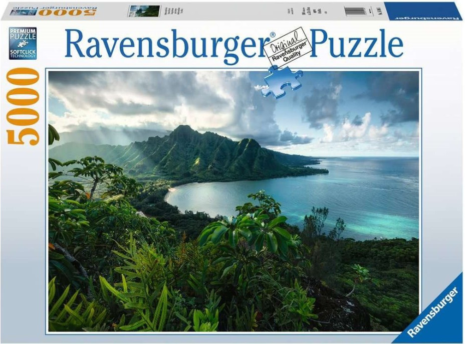 RAVENSBURGER Puzzle Pohled na Hawaj 5000 dílků