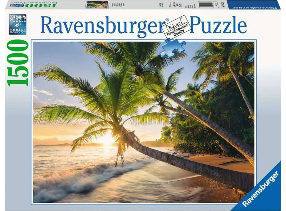 RAVENSBURGER Puzzle Prázdniny na pláži 1500 dílků