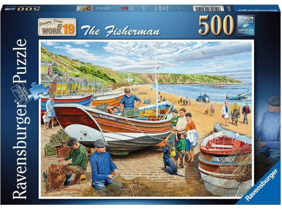 RAVENSBURGER Puzzle Rybáři 500 dílků