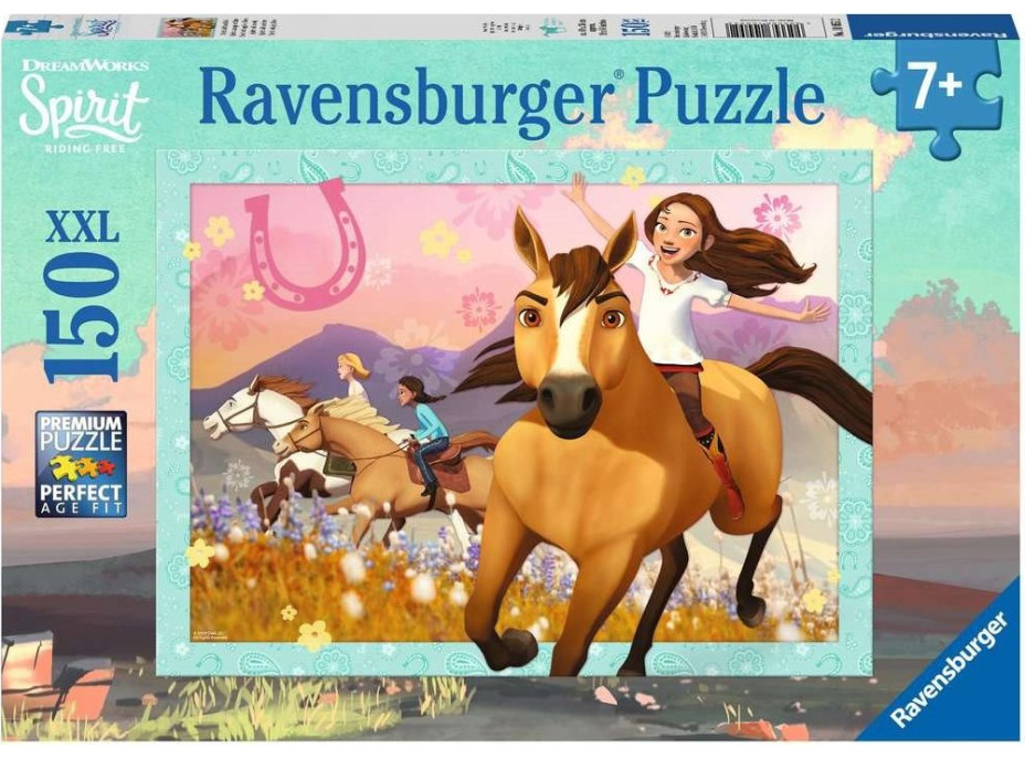 RAVENSBURGER Puzzle Spirit: Volnost ve větru XXL 150 dílků