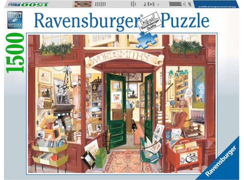 RAVENSBURGER Puzzle Wordsmithovo knihkupectví 1500 dílků