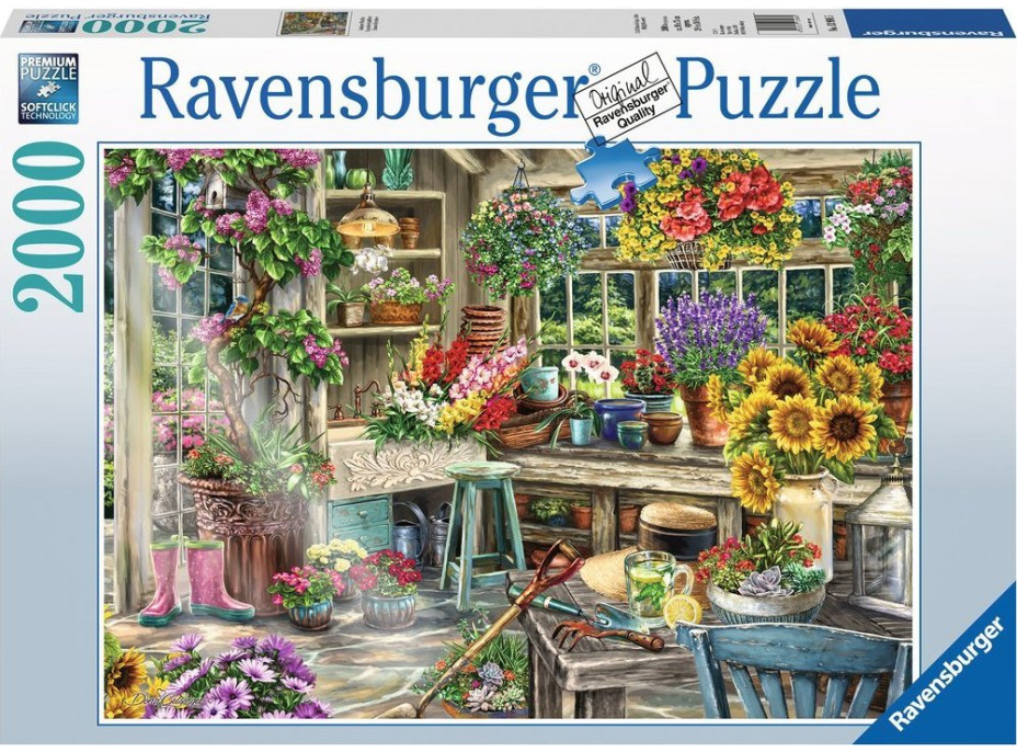 RAVENSBURGER Puzzle Zahradníkův ráj 2000 dílků