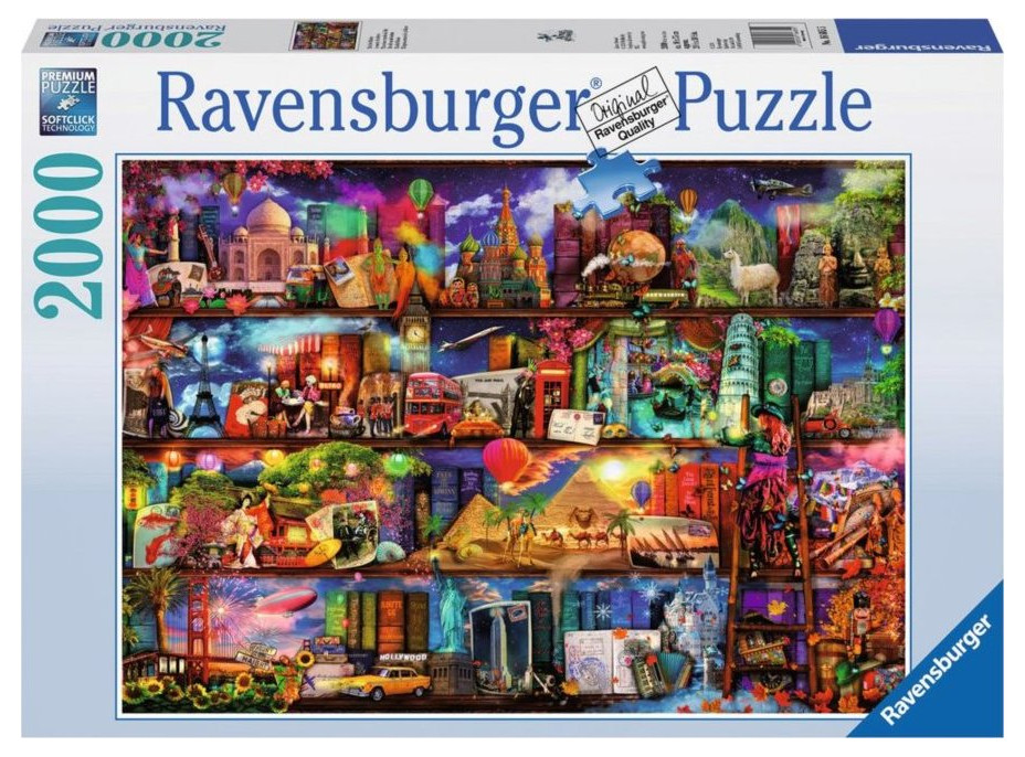 RAVENSBURGER Puzzle Svět knih 2000 dílků