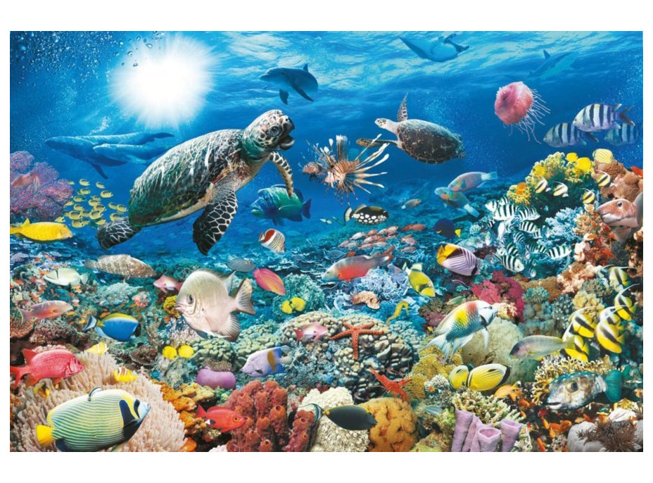 RAVENSBURGER Puzzle Život na korálovém útesu 5000 dílků