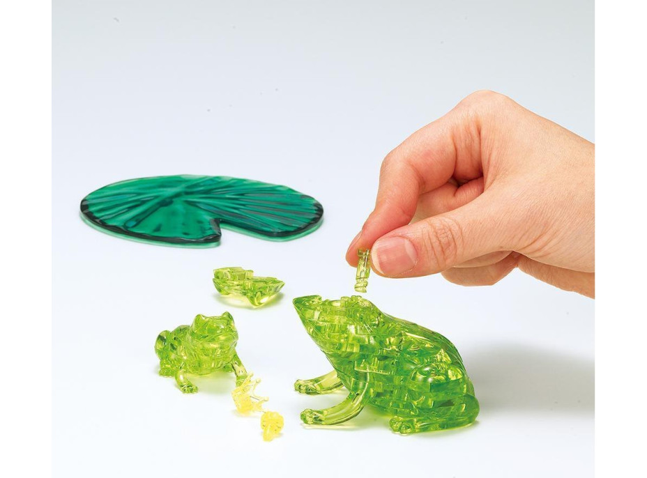 HCM KINZEL 3D Crystal puzzle Žabky 43 dílků