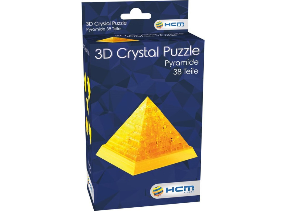 HCM KINZEL 3D Crystal puzzle Pyramida 38 dílků
