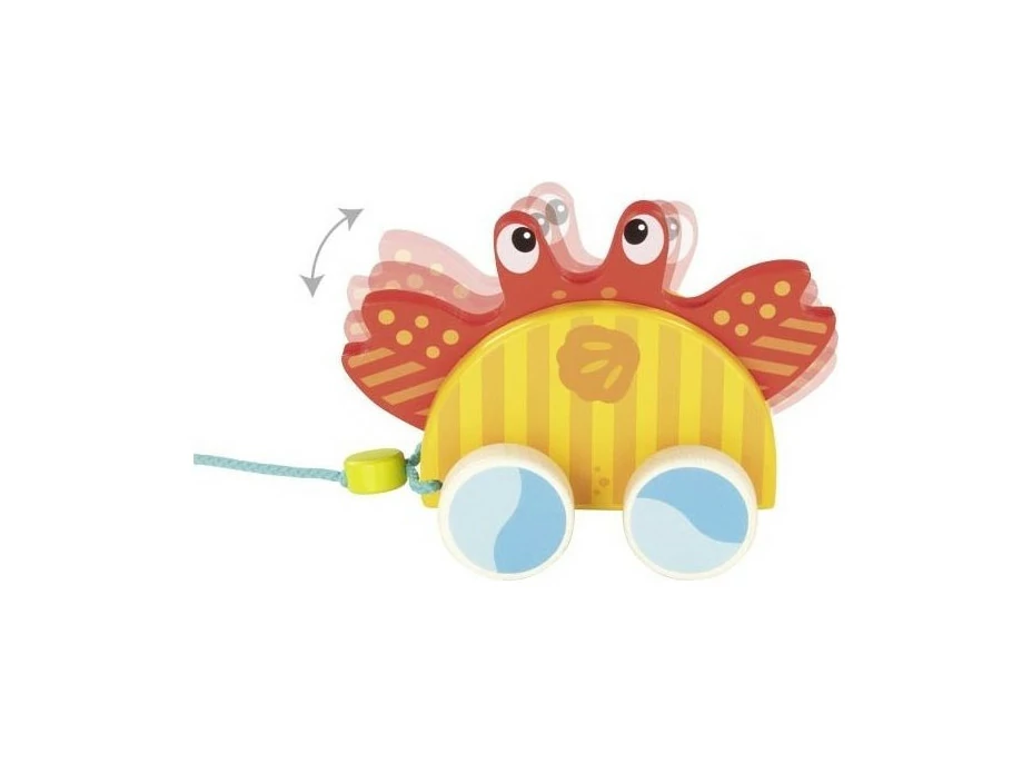 GOKI Dřevěný tahací krab
