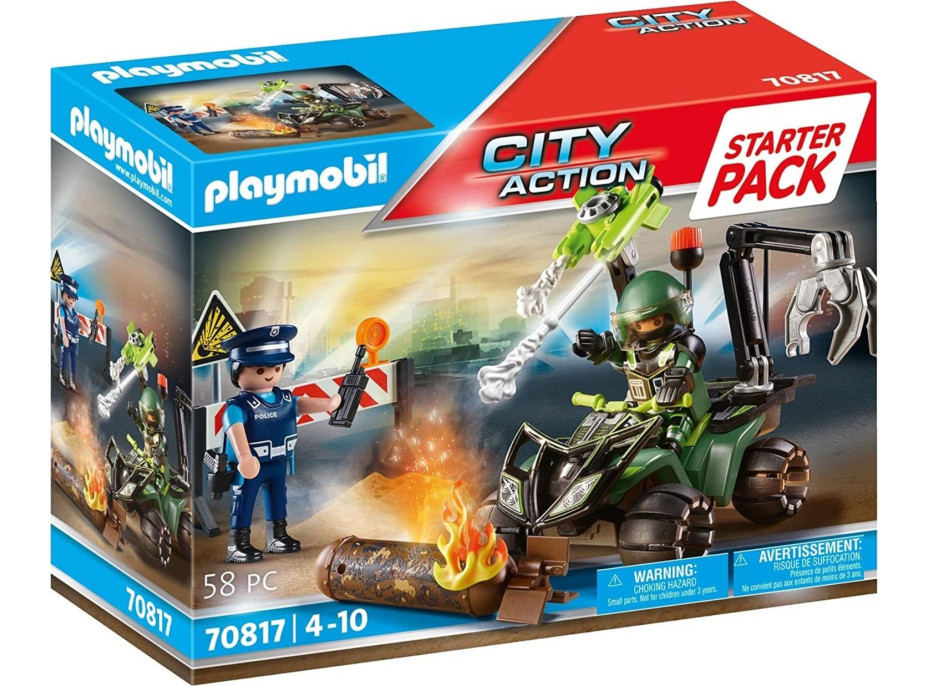 PLAYMOBIL® City Action 70817 Starter Pack Policie: Nebezpečné cvičení