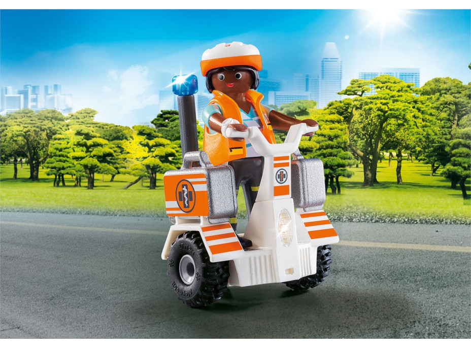 PLAYMOBIL® City Life 70052 Zásahová dvoukolka záchranářů se světly