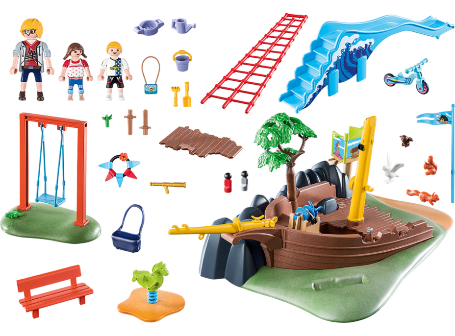 PLAYMOBIL® City Life 70741 Dětské hřiště s vrakem lodi