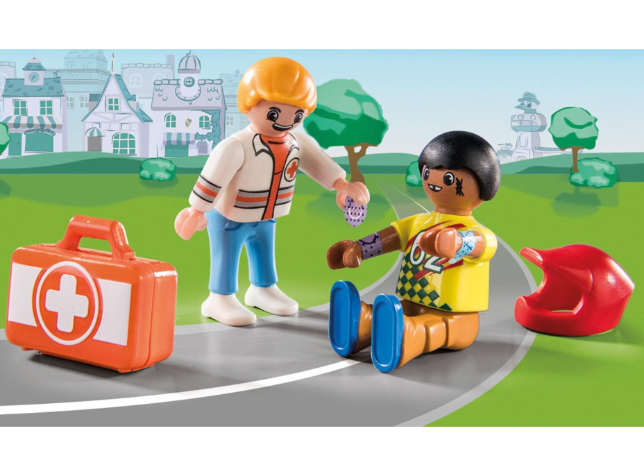 PLAYMOBIL® Duck On Call 70919 Záchranná akce: Pomozte závodníkovi!