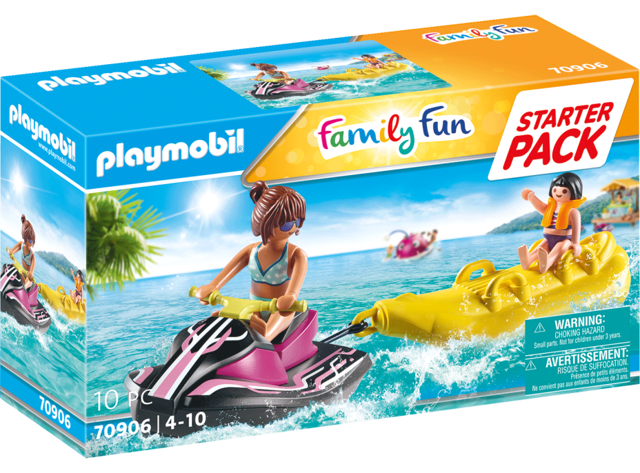 PLAYMOBIL® Family Fun 70906 Starter Pack Vodní skútr s banánovým člunem