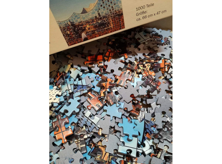 PULS ENTERTAINMENT Puzzle Odraz Hamburku v Labské filharmonii 1000 dílků