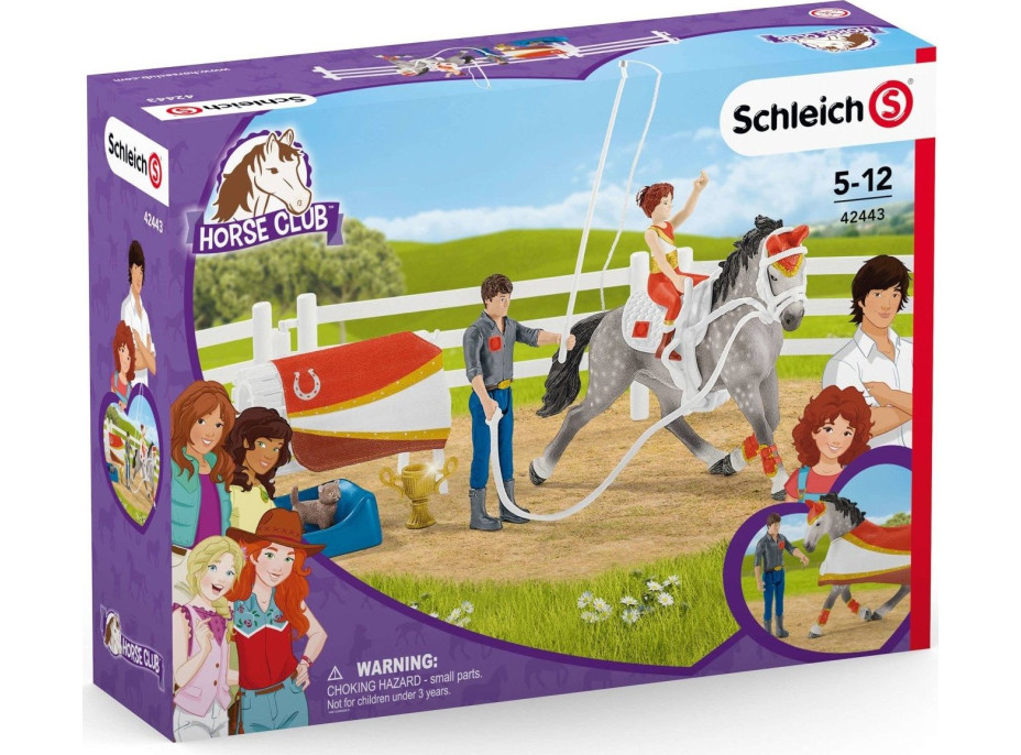 SCHLEICH Horse Club® 42443 Mia a set pro vaulting