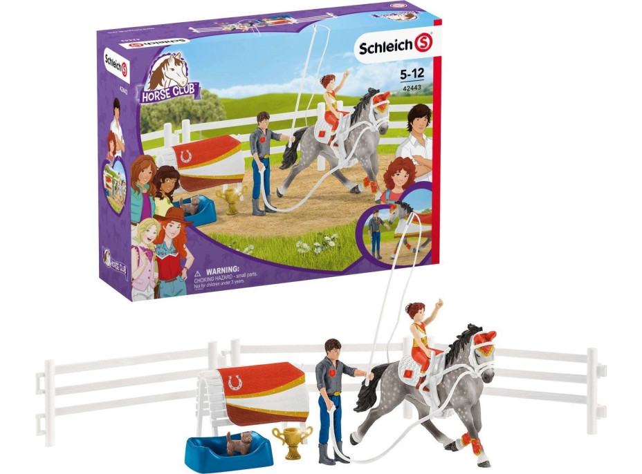 SCHLEICH Horse Club® 42443 Mia a set pro vaulting