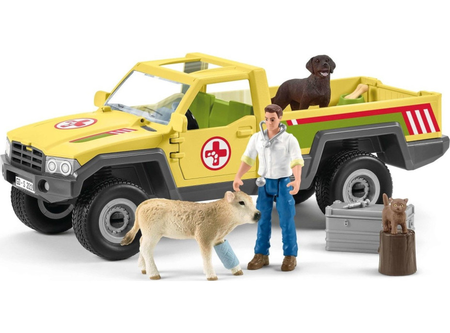 SCHLEICH Farm World® 42503 Záchranné terénní auto s veterinářem