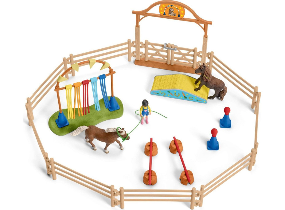 SCHLEICH Farm world® 42481 Trénink v agility pro pony