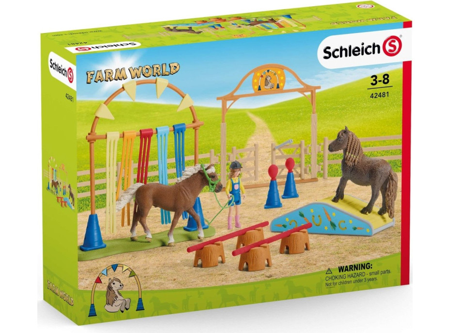SCHLEICH Farm world® 42481 Trénink v agility pro pony