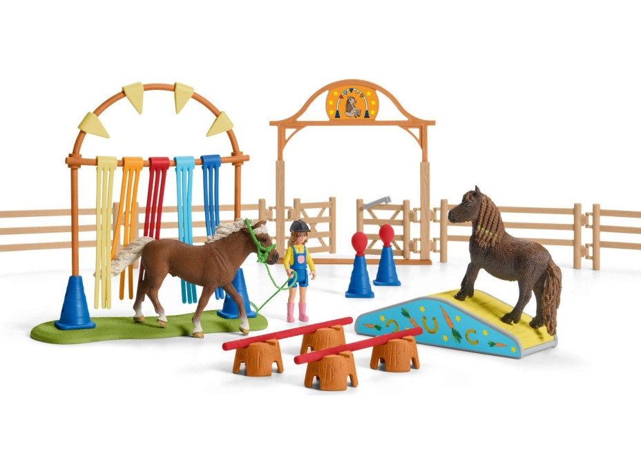 SCHLEICH Farm world® 42481 Trénink v agility pro pony
