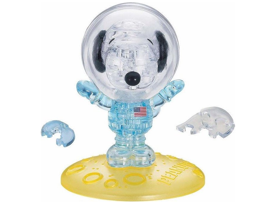 HCM KINZEL 3D Crystal puzzle Astronaut Snoopy 35 dílků