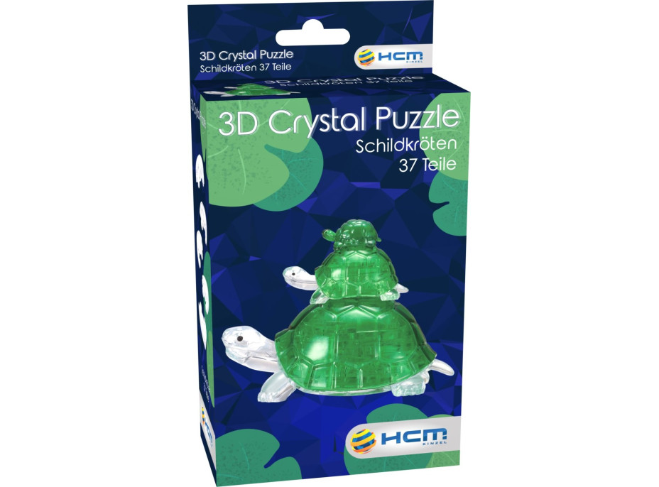 HCM KINZEL 3D Crystal puzzle Želvy 37 dílků