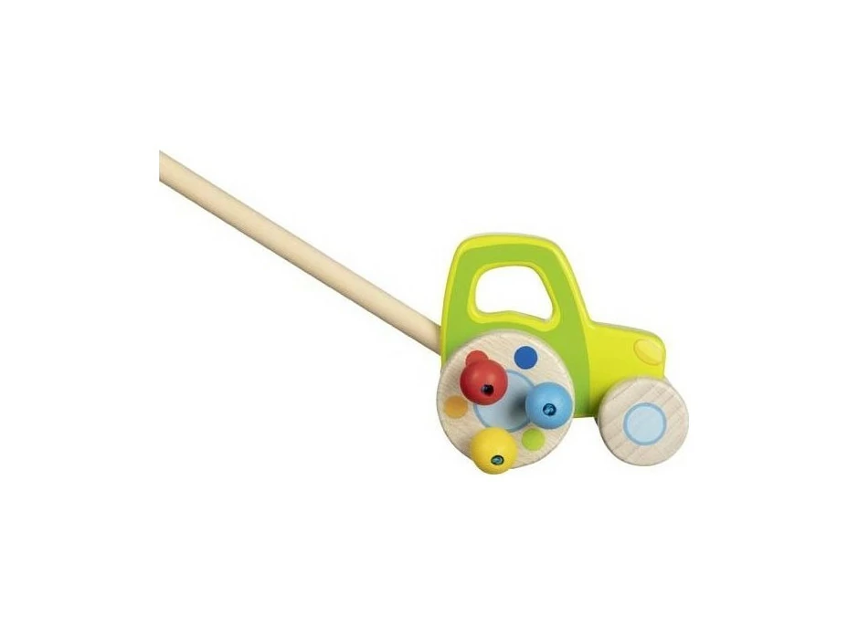 GOKI Dřevěný traktor na tyči