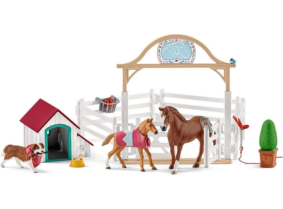 SCHLEICH horse Club® 42458 Hostující koně s fenkou Ruby