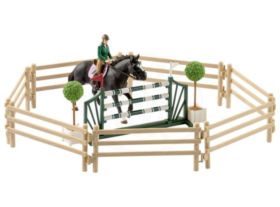 SCHLEICH Horse Club® 42389 Jezdecká škola s jezdci a koňmi