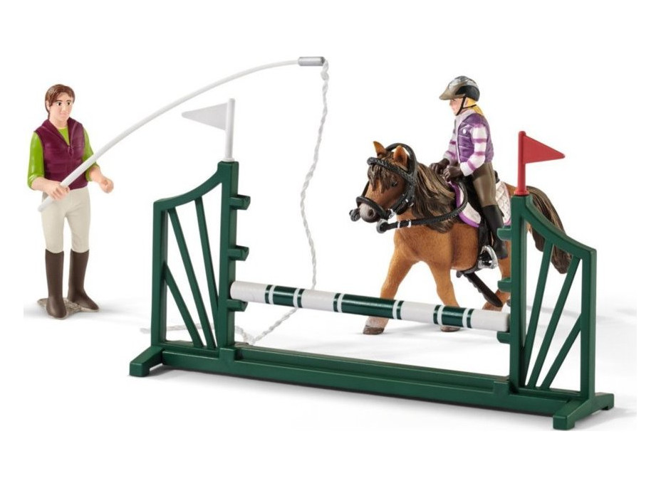 SCHLEICH Horse Club® 42389 Jezdecká škola s jezdci a koňmi