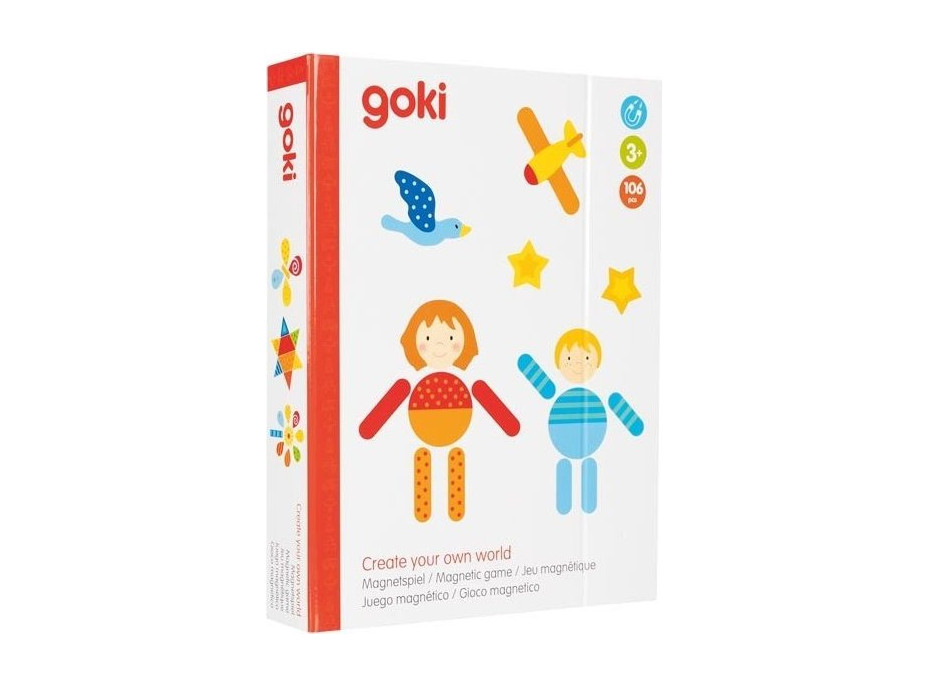 GOKI Magnetická hra - Barevný svět