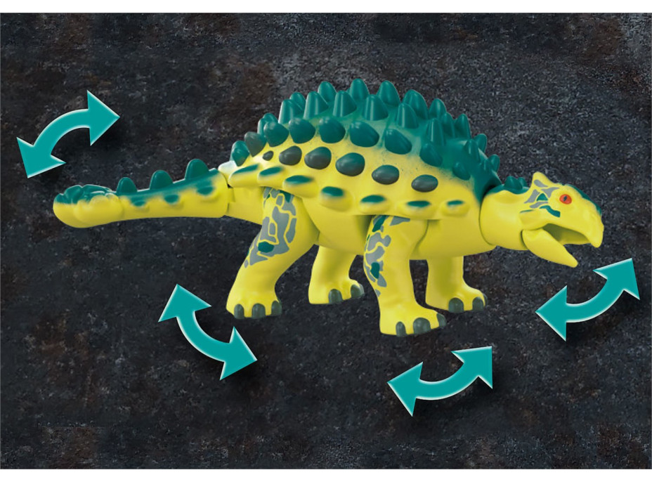 PLAYMOBIL® Dino Rise 70626 Saichania: Obrana robota bojovníka