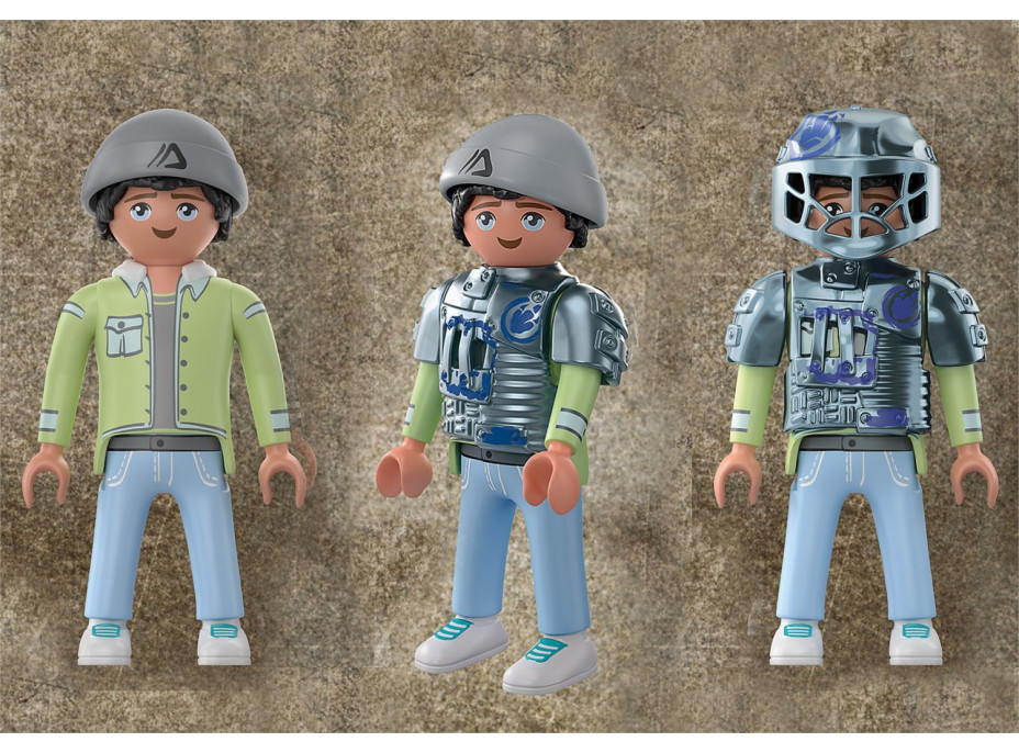 PLAYMOBIL® Dino Rise 70626 Saichania: Obrana robota bojovníka