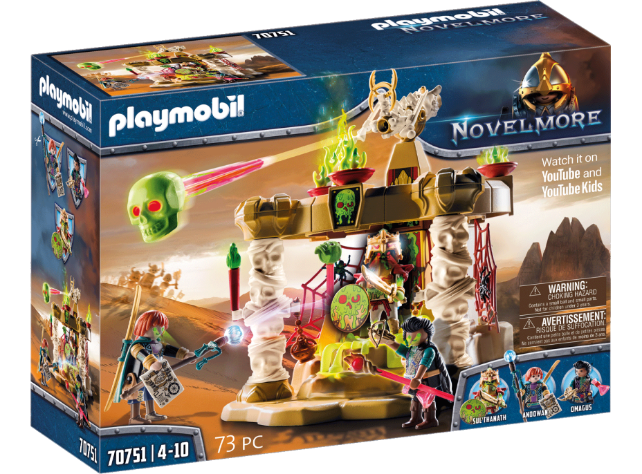 PLAYMOBIL® Novelmore 70751 Sal’ahari Sands - Svatyně armády kostlivců