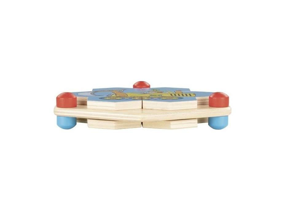 GOKI Puzzle hexagon Stavební stroje
