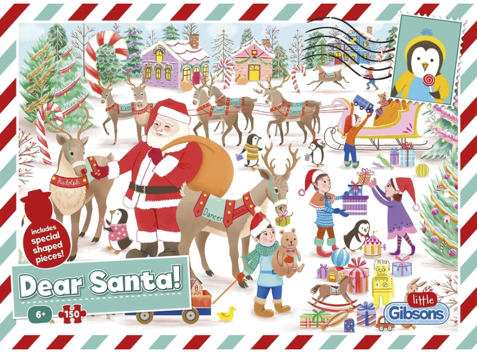 GIBSONS Puzzle Milý Santo! 150 dílků