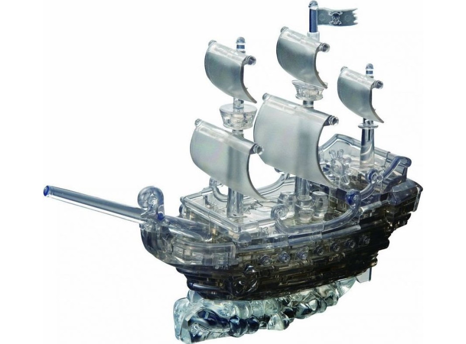 HCM KINZEL 3D Crystal puzzle Pirátská loď 101 dílků